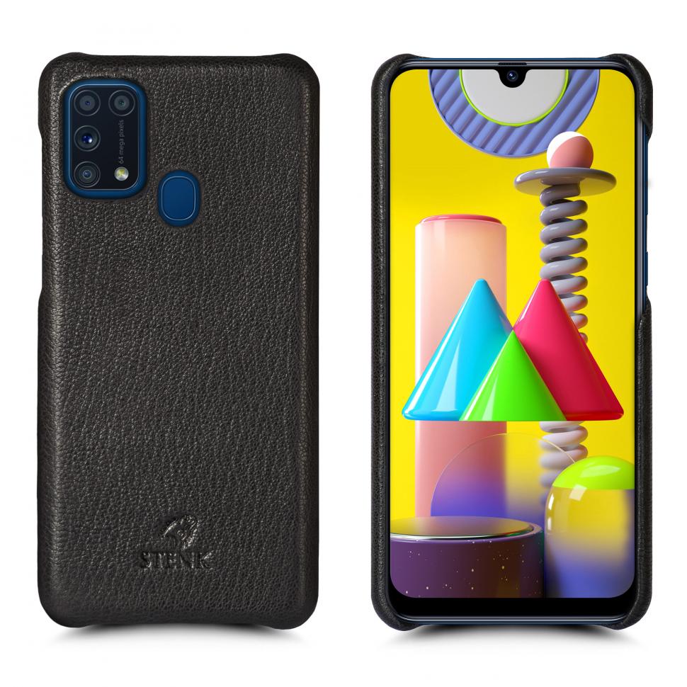 Кожаная накладка Stenk Cover для Samsung Galaxy M31 Черный (69438) Кожаная накладка Stenk Cover для Samsung Galaxy M31 Черный (69438)