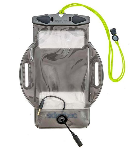 Чехол водонепроницаемый AQUAPAC 519 Waterproof iTunes Case Large с креплением на руку Серый