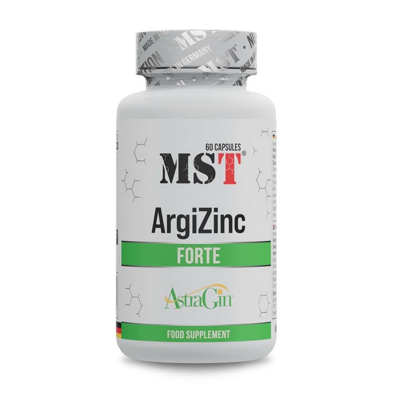 Амінокислота L-аргінін з цинком MST ArgiZinc Forte 60 вег. капс.