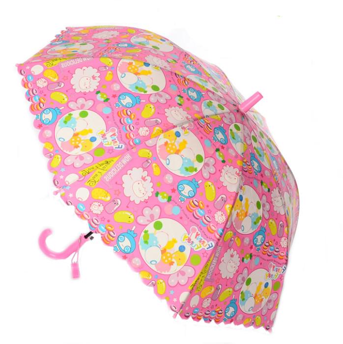 Зонтик детский Bambi MK 4317 со свистком Розовый