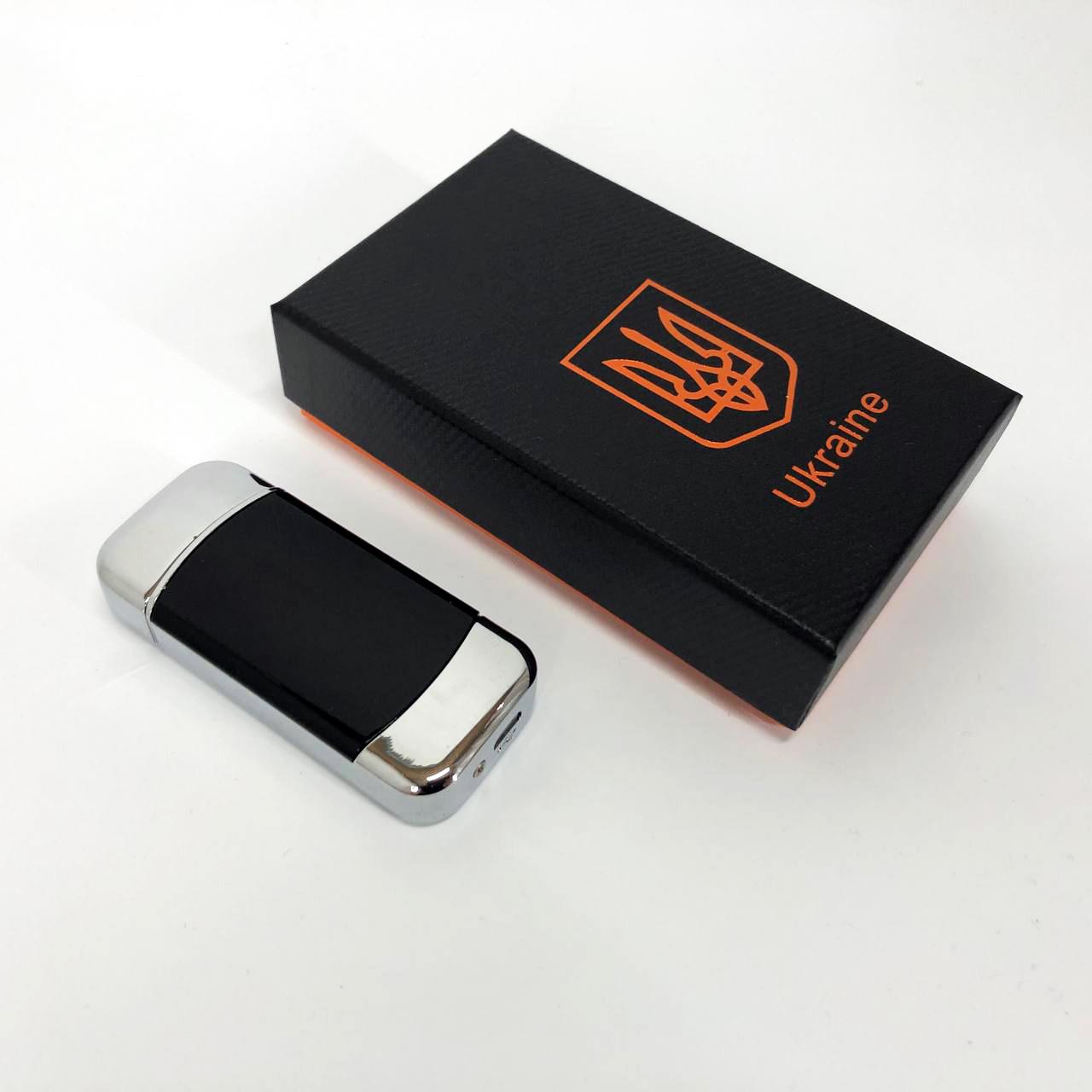 Зажигалка дуговая электроимпульсная зажигалка с USB-зарядкой Украина Lighter Серебристый (HL-439) - фото 7 Зажигалка дуговая электроимпульсная зажигалка с USB-зарядкой Украина Lighter Серебристый (HL-439) - фото 7
