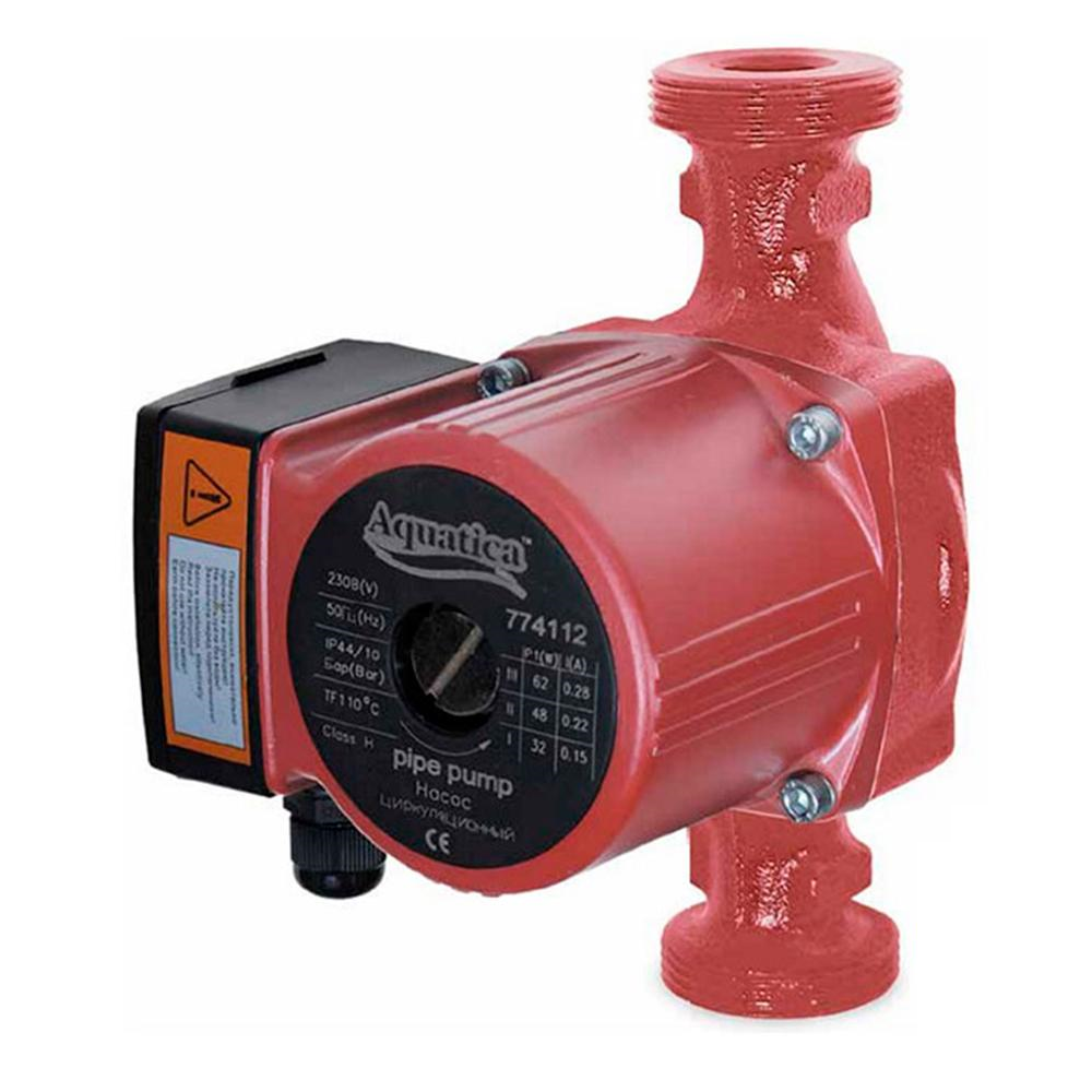 Насос циркуляционный Aquatica 100 Вт Hmax 6 м Qmax 75 л/мин ø 2" 180 мм гайки ø1 1/4" (774134) Насос циркуляционный Aquatica 100 Вт Hmax 6 м Qmax 75 л/мин ø 2" 180 мм гайки ø1 1/4" (774134)