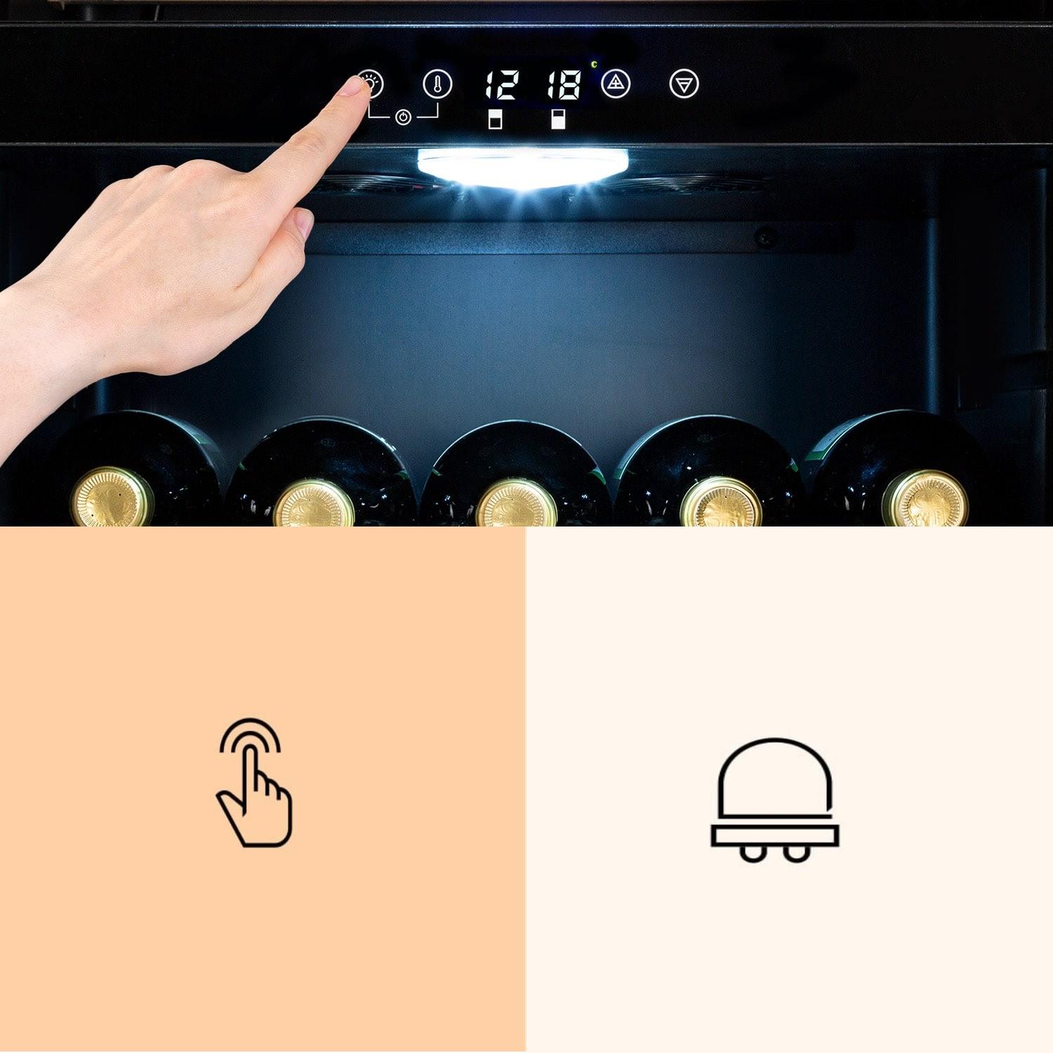 Холодильник для вина Klarstein Barossa 54 Duo 2 охлаждающей зоны - фото 6