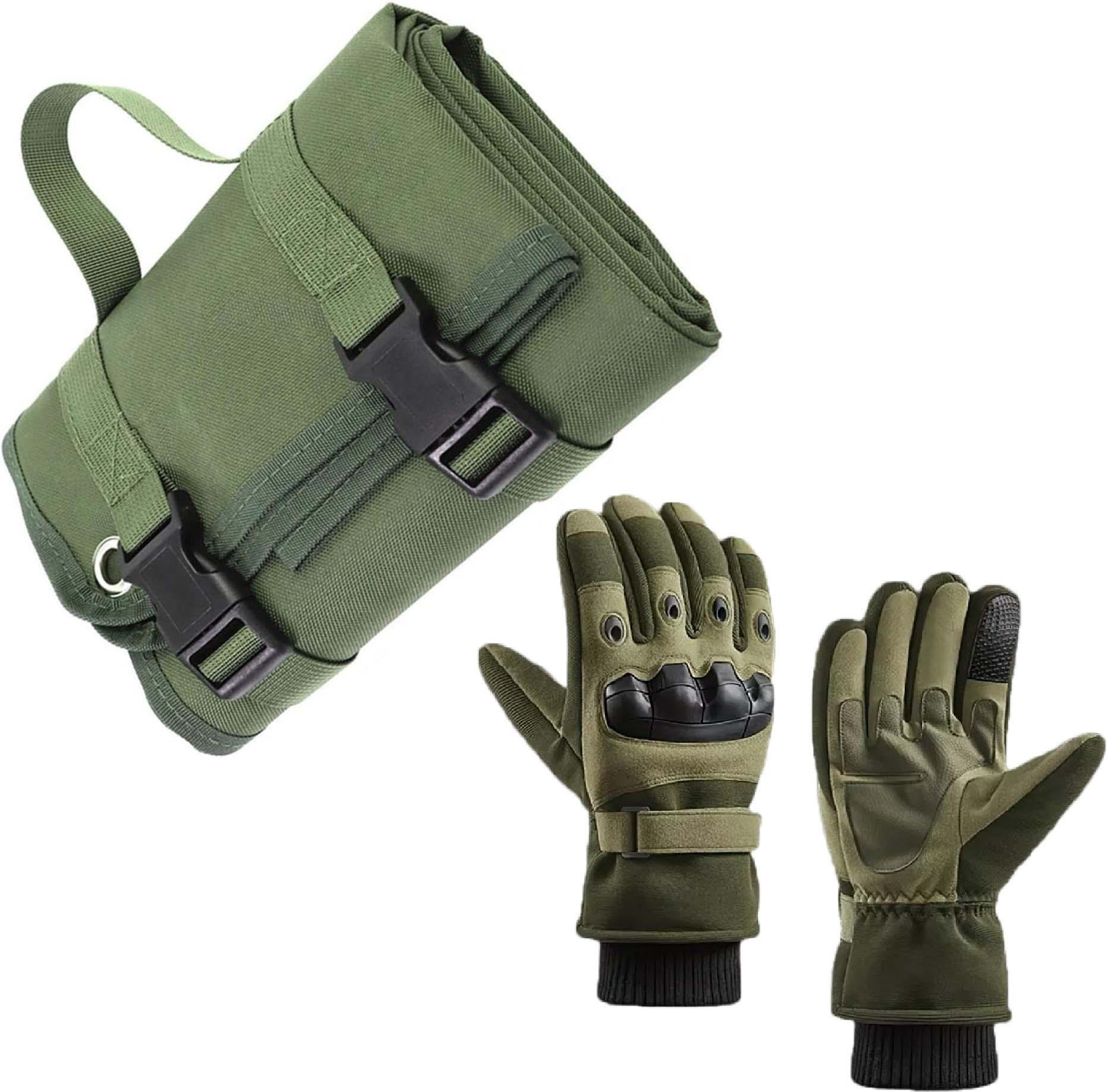 Комплект каремат армейский 200х72 см и перчатки зимние М Комплект каремат армейский 200х72 см и перчатки зимние М