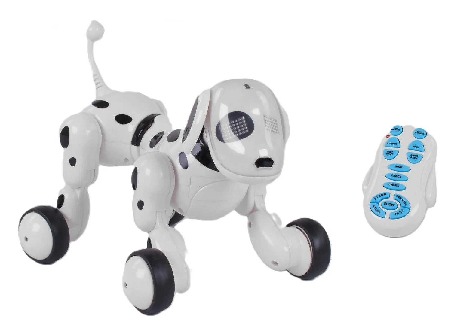 Інтерактивний собака-робот 619 на пульту керування