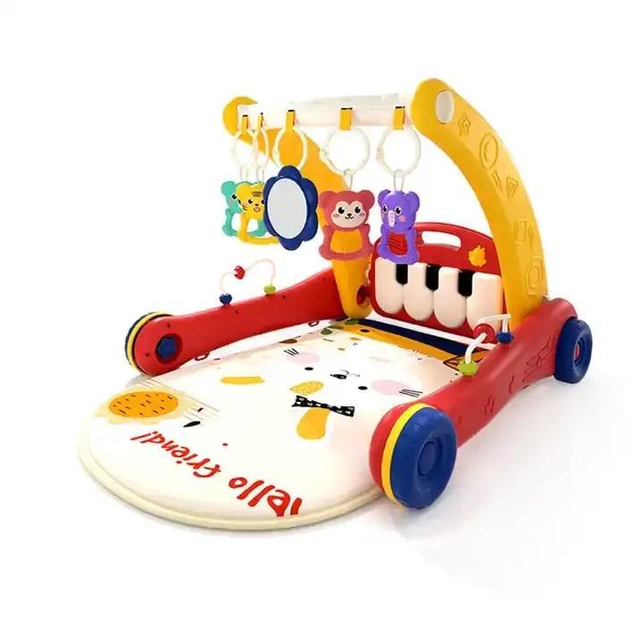 Ходунки Bibi Inn коврик/звук/подсветка/пианино/ночник/4 погремушки/проектор звездного неба 2в1 Multicolor (153142)