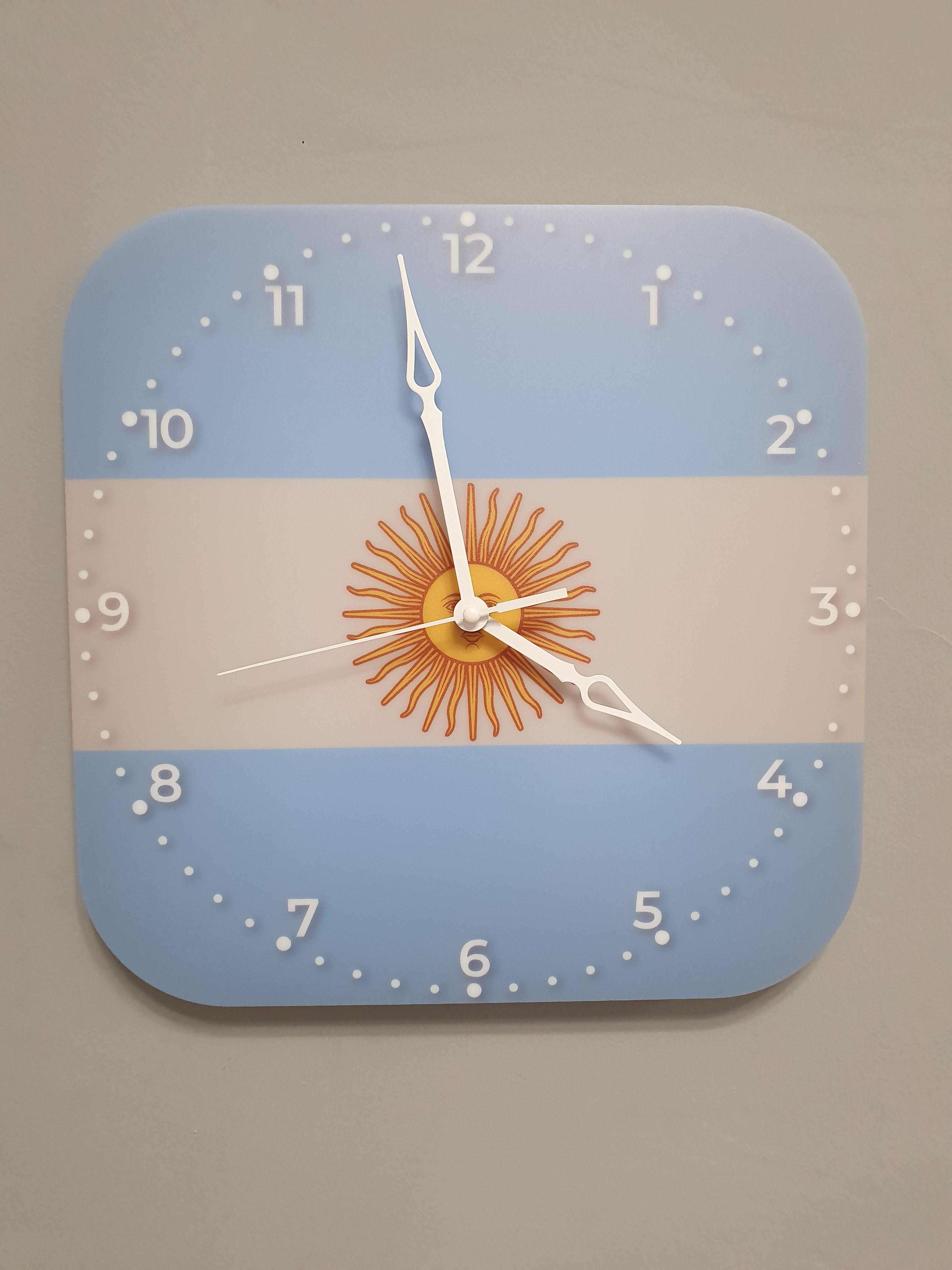 Часы настенные флаг Аргентины (3831)