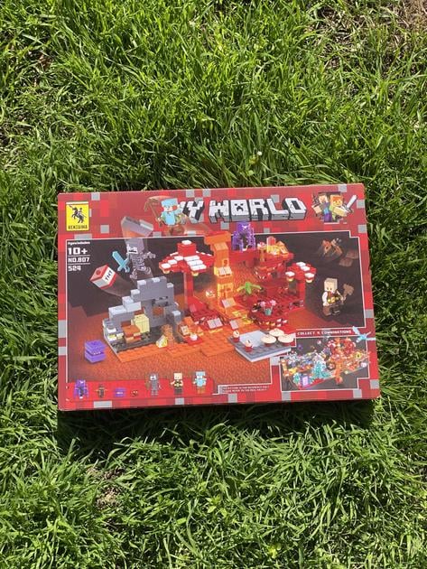 Конструктор Майнкрафт Лавове підземелля 524 дет.