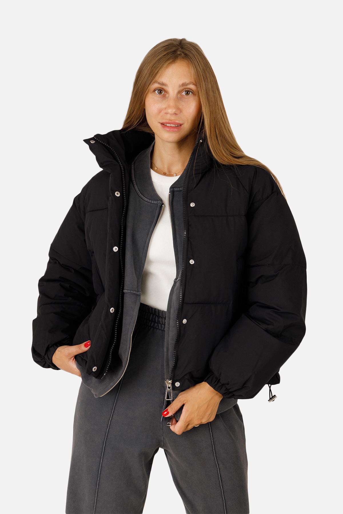 Куртка женская ЦБ-00256282 р. 42 Черный (28422010) Куртка женская ЦБ-00256282 р. 42 Черный (28422010)