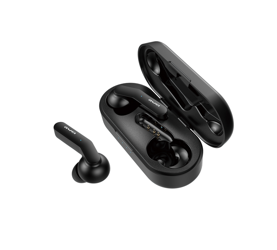 Навушники бездротові AWEI T10C Bluetooth Чорний (SUN4614)