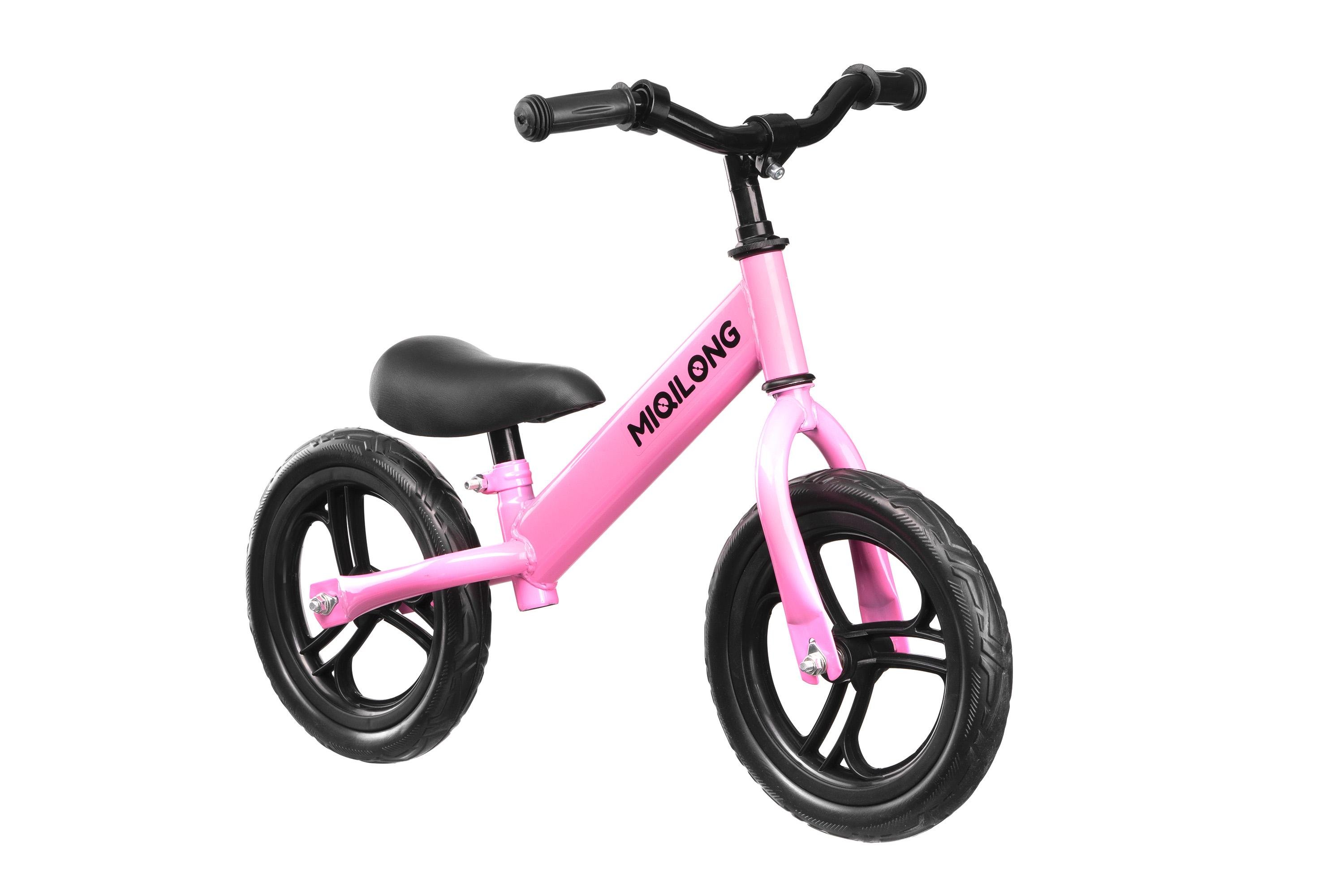 Беговел Miqilong SC 12" с регулировкой сидения/руля с нагрузкой до 30 кг Розовый (BTC-SC12-PINK)