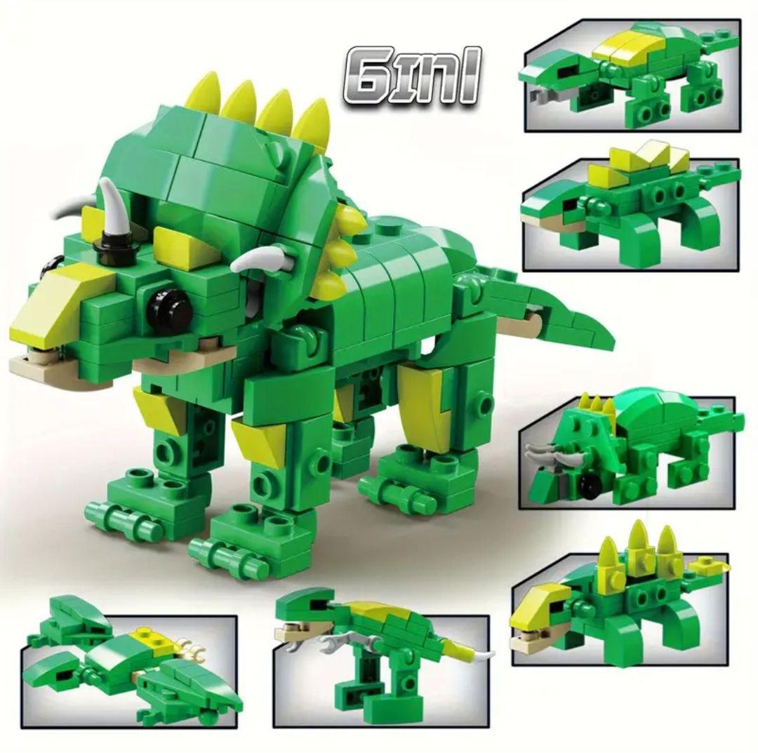 Конструктор Динозавр трицерапторс/птерозавр 172 дет. (SX2052) - фото 4 Конструктор Динозавр трицерапторс/птерозавр 172 дет. (SX2052) - фото 4