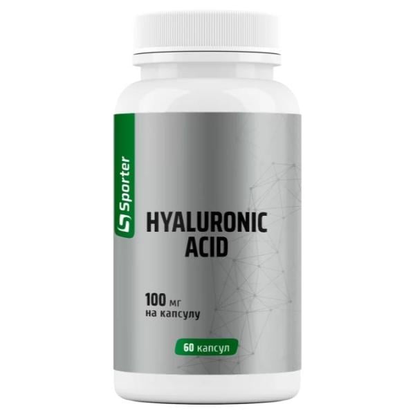 Хондропротектор для спорта Sporter Hyaluronic Acid 100мг 60 капс. (000026113)