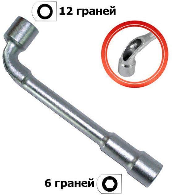 Торцевий ключ Intertool L-подібний з отвором 32 мм (20268) - фото 2 Торцевий ключ Intertool L-подібний з отвором 32 мм (20268) - фото 2