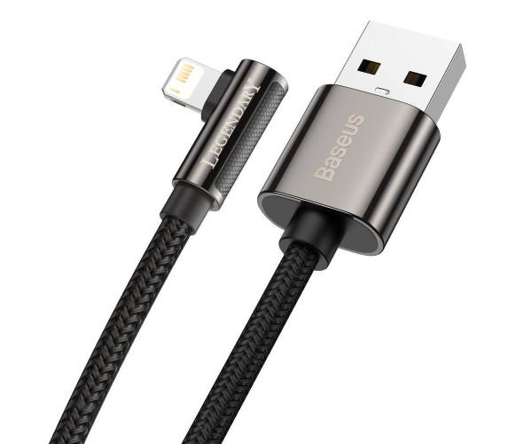Кабель Baseus CALCS-01 USB Lightning Data 2,4 A 1 м Black - фото 5