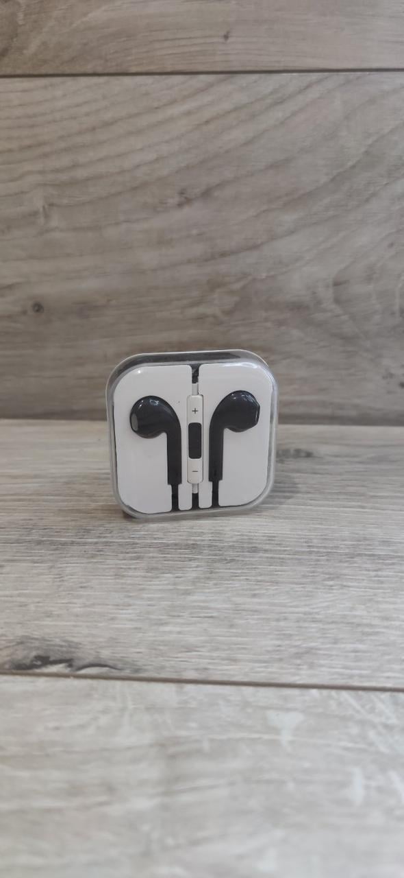 Наушники для телефона EarPods проводная гарнитура Черный (KG-5399)