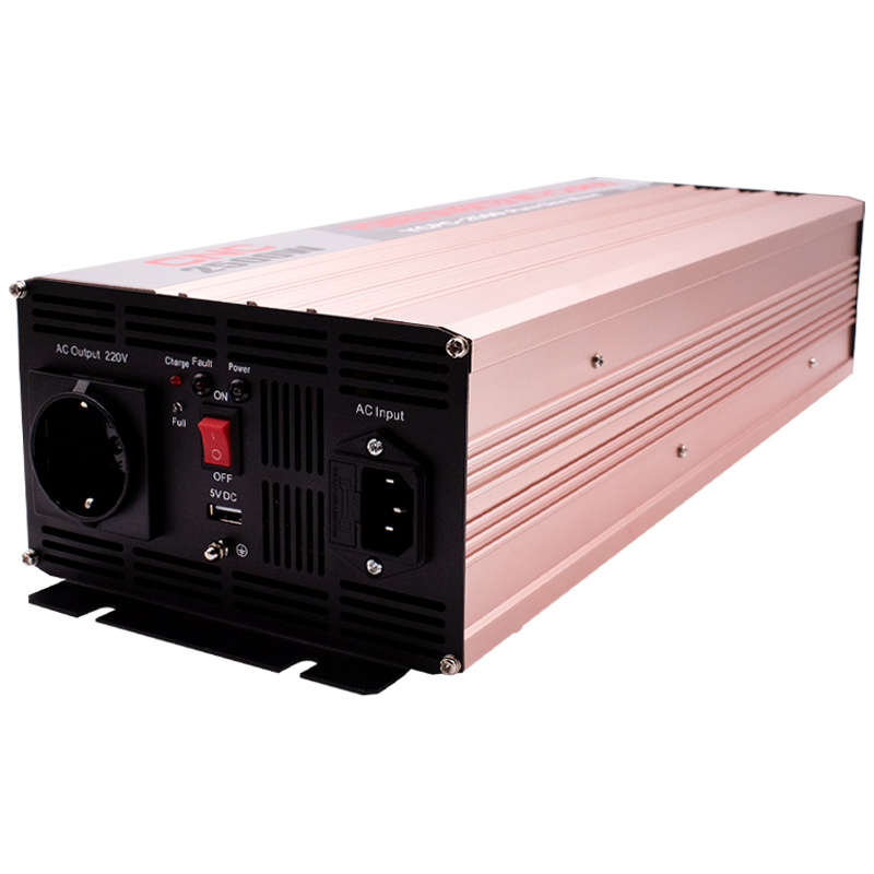 Инвертор с функцией зарядки CNC YCPС-2500 2500 Вт входная 11-15V DC выходная 230V AC чистая синусоида (Б00042849) - фото 1 Инвертор с функцией зарядки CNC YCPС-2500 2500 Вт входная 11-15V DC выходная 230V AC чистая синусоида (Б00042849) - фото 1