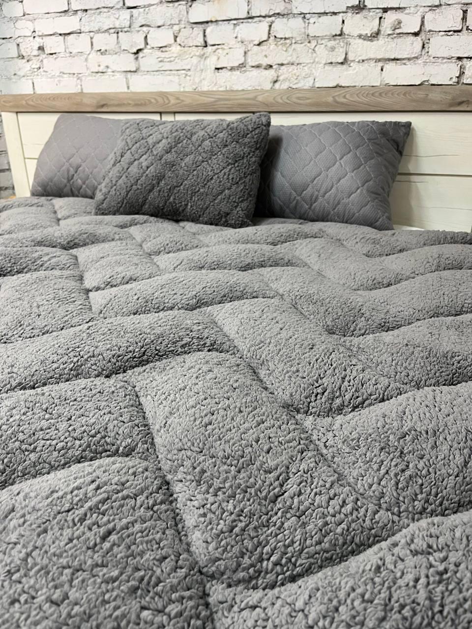 Покрывало с искусственным наполнителем 155х210 см Серый (Д-Al-hutr-kovdra-005) - фото 5 Покрывало с искусственным наполнителем 155х210 см Серый (Д-Al-hutr-kovdra-005) - фото 5