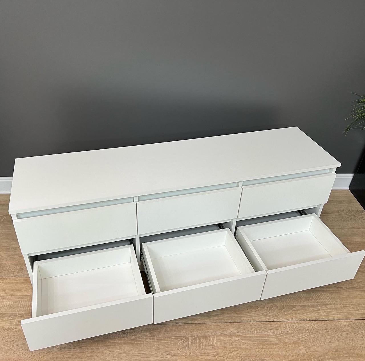 Тумба ТВ Кватро 6Н 1400х500х370 мм Білий - фото 2