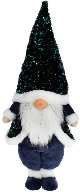 М'яка іграшка Гном 77 см у пайєтках Синій (BD-877-113)