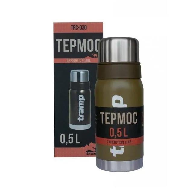 Термос питьевой Tramp Expedition Line 0,5 л Оливковый (UTRC-030-olive) - фото 5 Термос питьевой Tramp Expedition Line 0,5 л Оливковый (UTRC-030-olive) - фото 5