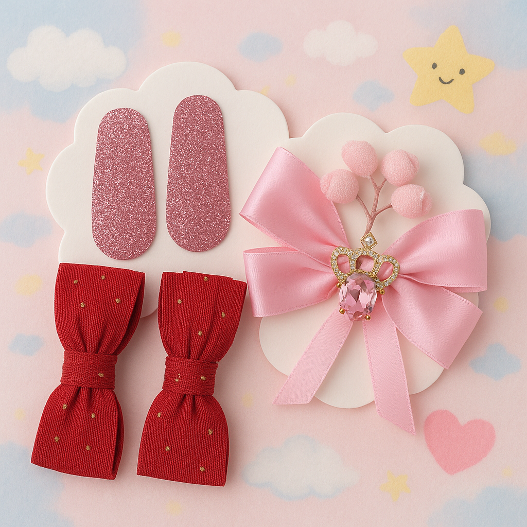 Подарочный набор резинок и заколок для волос ручной работы 7 шт. (2598044784) - фото 6 Подарочный набор резинок и заколок для волос ручной работы 7 шт. (2598044784) - фото 6