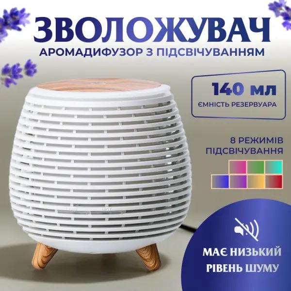 Зволожувач повітря аромадифузор з підсвічуванням 140 мл - фото 7