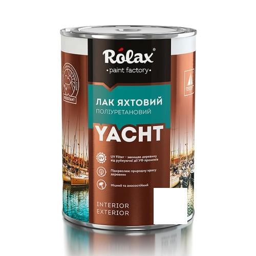 Лак яхтовий Rolax напівматовий 2,5 л (4063)