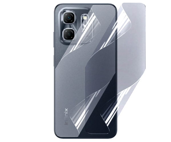 Противоударная гидрогелевая пленка Hydrogel Film для Infinix Hot 50i на заднюю панель, Transparent
