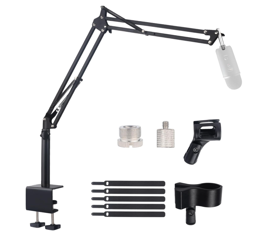 Подставка для микрофона Boom Arm для Blue Yeti/HyperX/SM7B и других (2950895748)