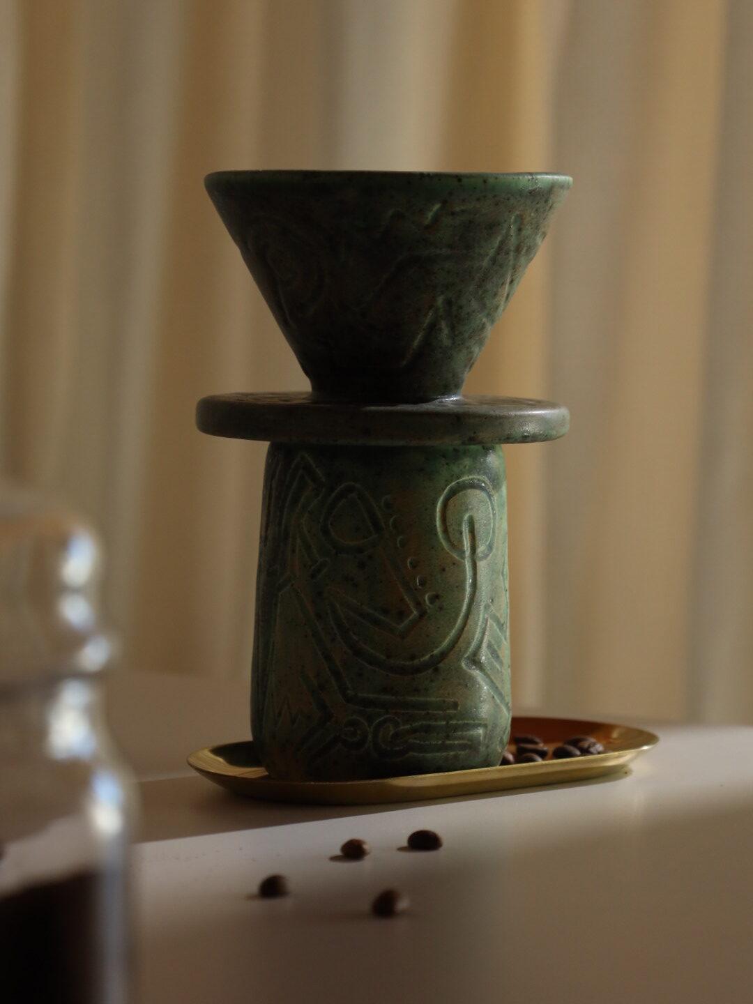 Набор кофейный Эльф пуровер/воронка V60/чашка ручной работы (POV-003) - фото 4 Набор кофейный Эльф пуровер/воронка V60/чашка ручной работы (POV-003) - фото 4