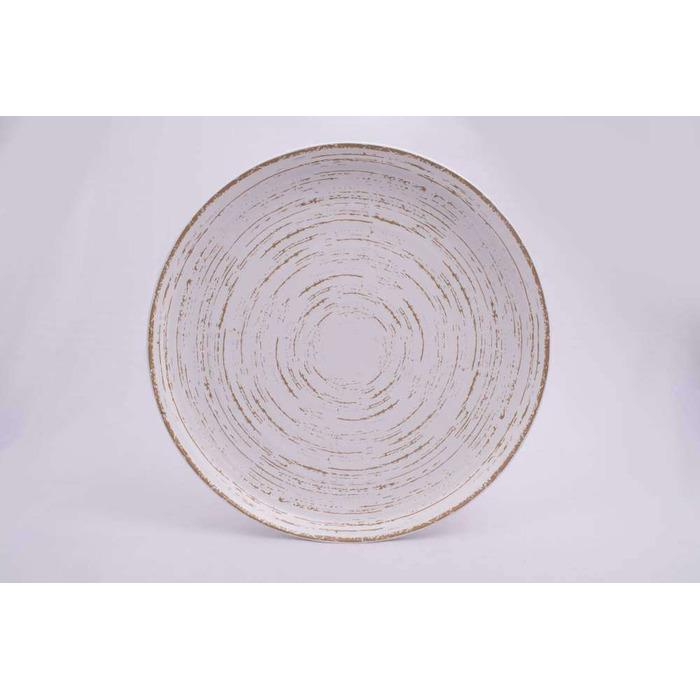 Тарілка мілка Ariane Tornado AVCARN427011027 27 см White (2652599)