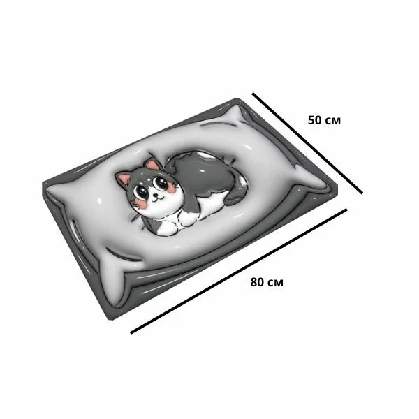 Коврик для ванной комнаты C00468 антискользящий 80х50 см - фото 7 Коврик для ванной комнаты C00468 антискользящий 80х50 см - фото 7