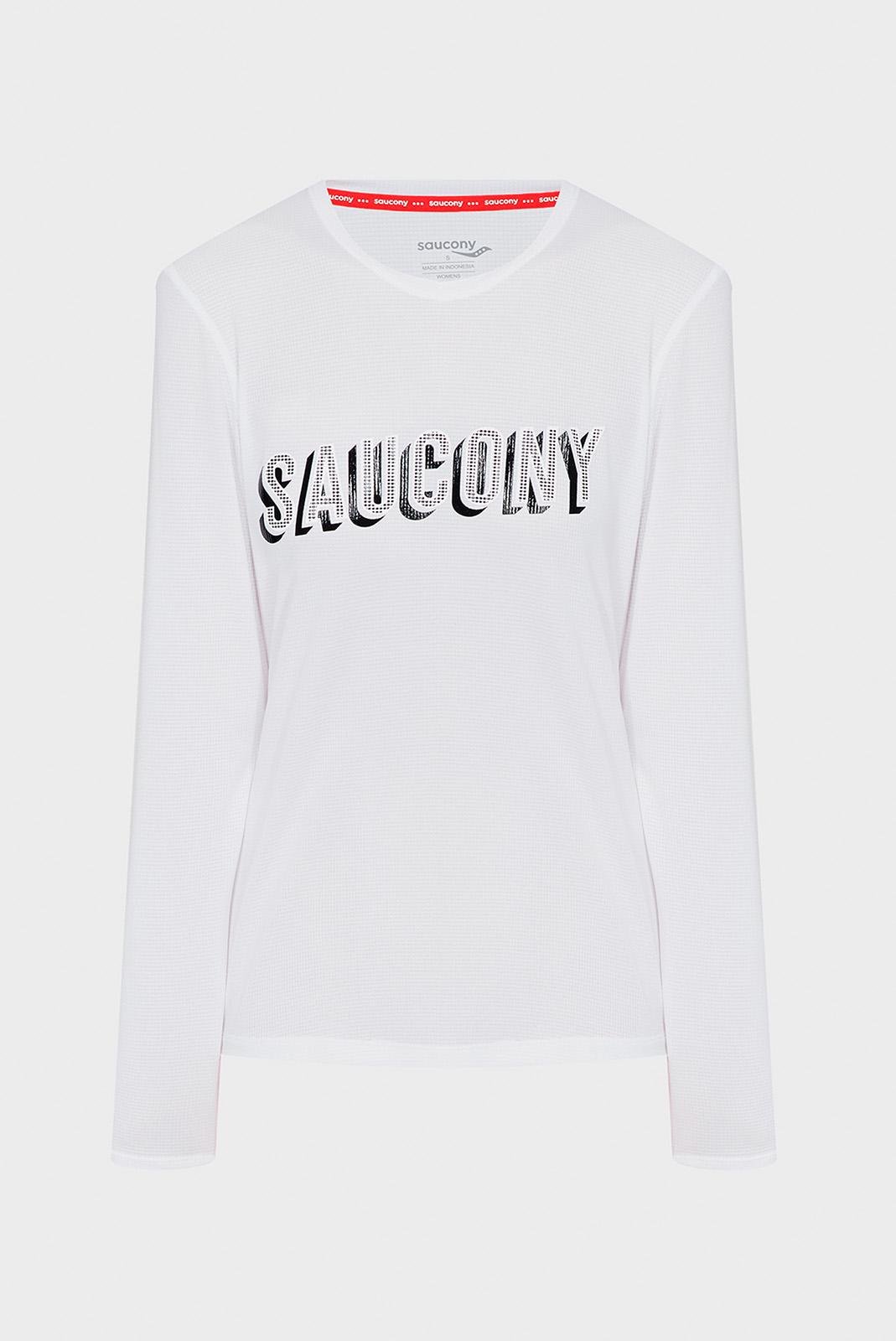 Кофта женская Saucony STOPWATCH LONG SLEEVE L Белый (800272-WHSC L)