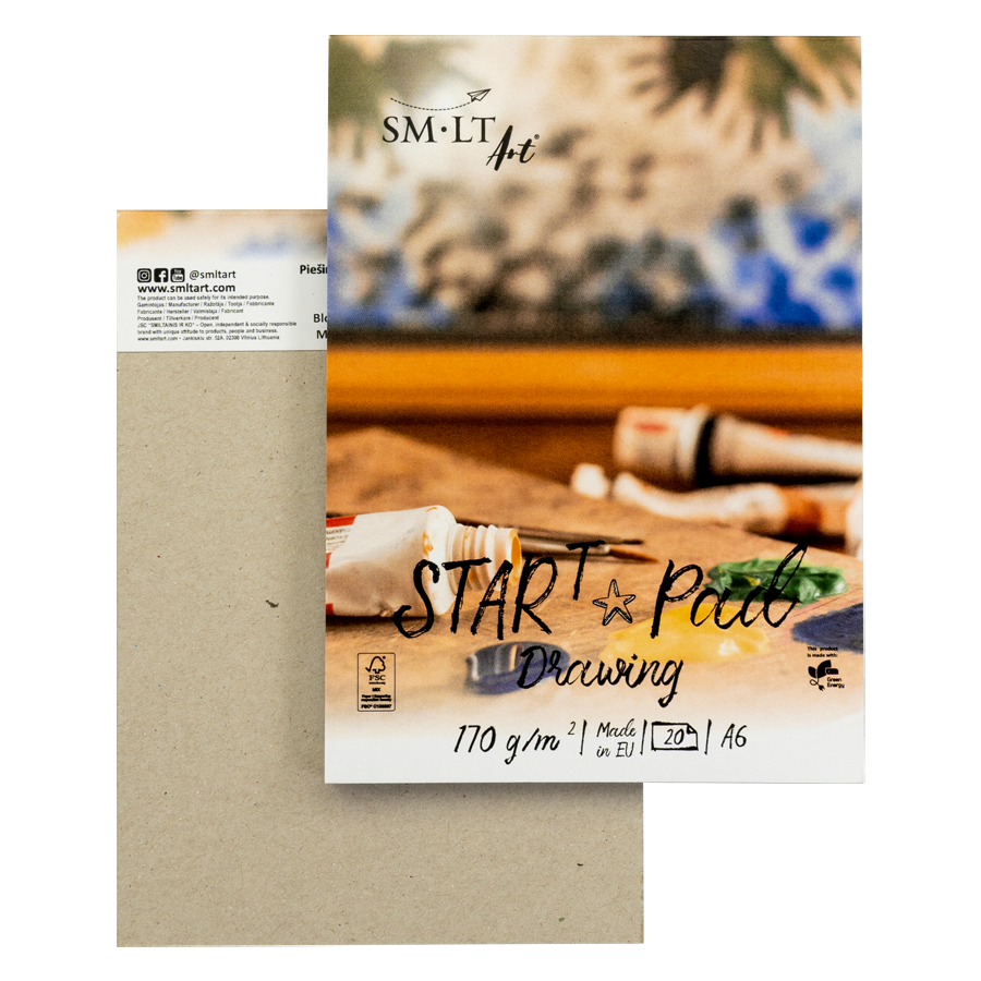 Склейка для малянка STAR T SM-LT Art А6 10,5х14,8 см 170 г/м2 20 л (4770644593942)