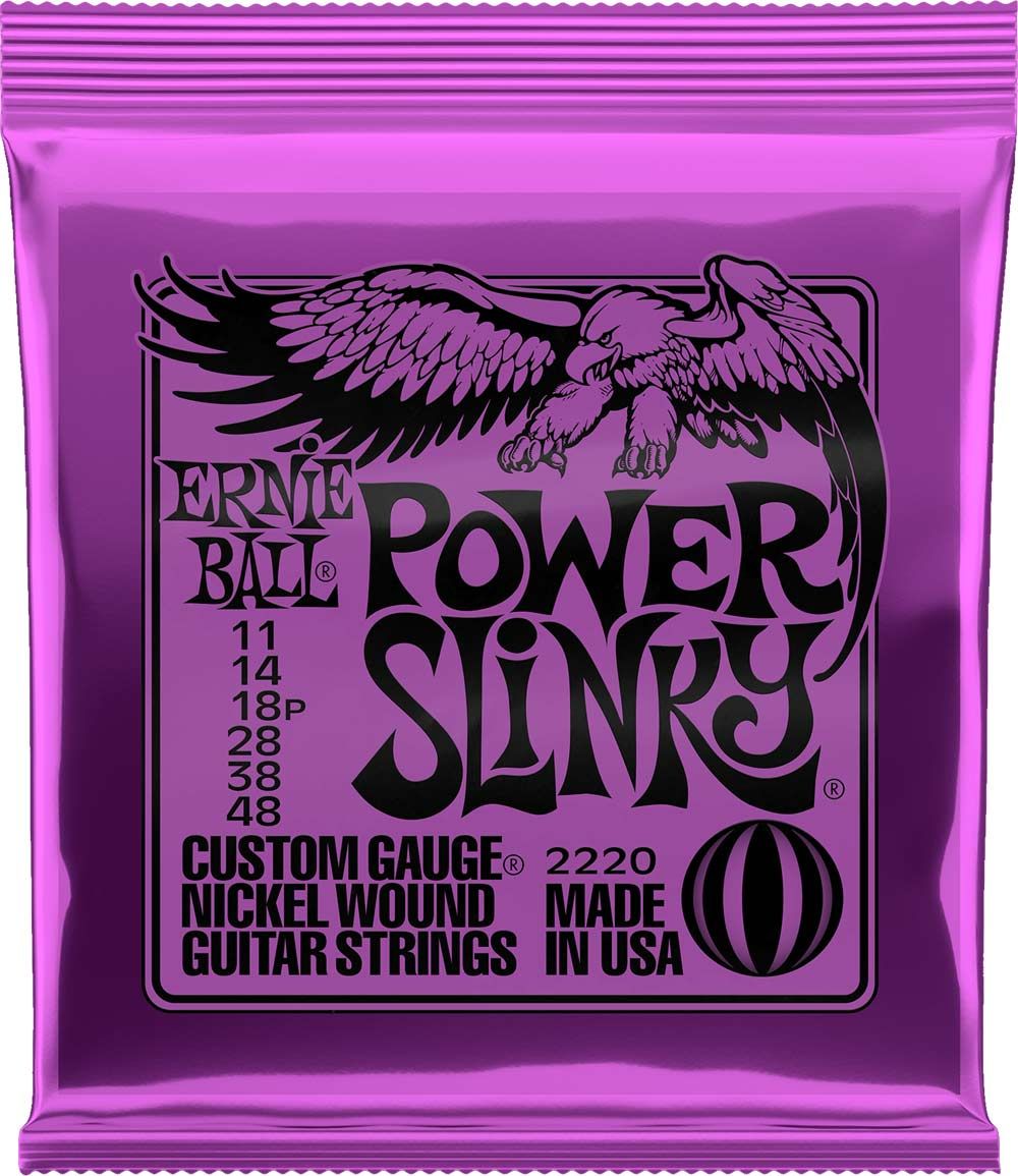 Струны Ernie Ball 2220 11-48 Power Slinky (656)