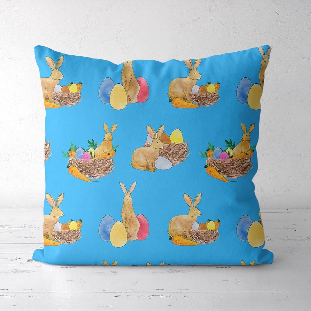 Подушка декоративная Presentville Soft Кролики с писанками 45x45 см (45PST_23M023)
