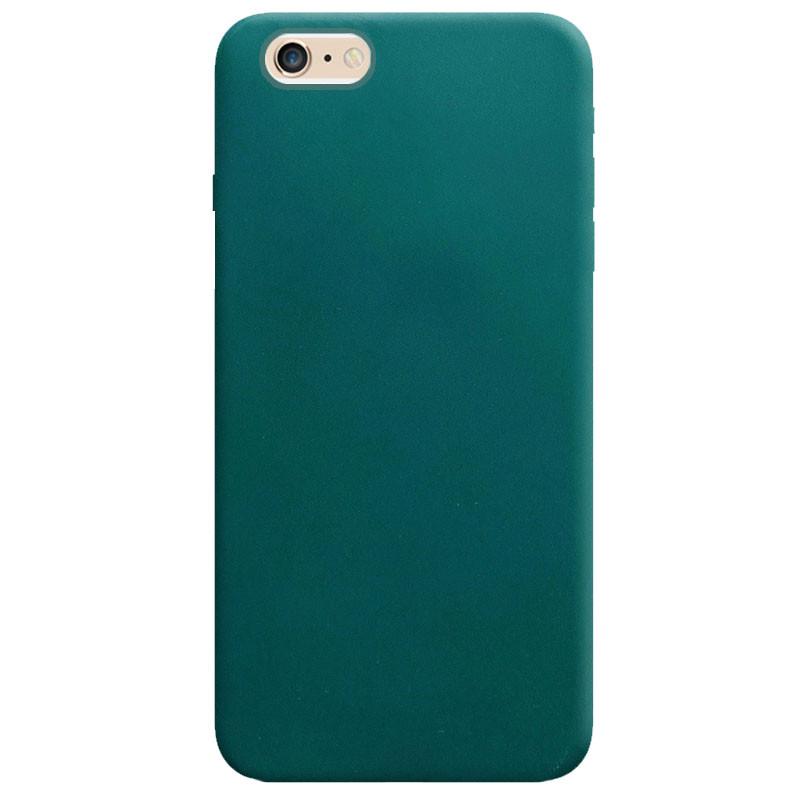 Противоударный Силиконовый чехол Candy для Apple iPhone 6/6s (4.7") Зеленый/Forest Green
