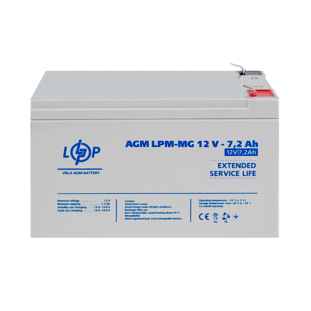 Акумулятор LogicPower LPM-MG 12V 7,2 Ah (LP6553)