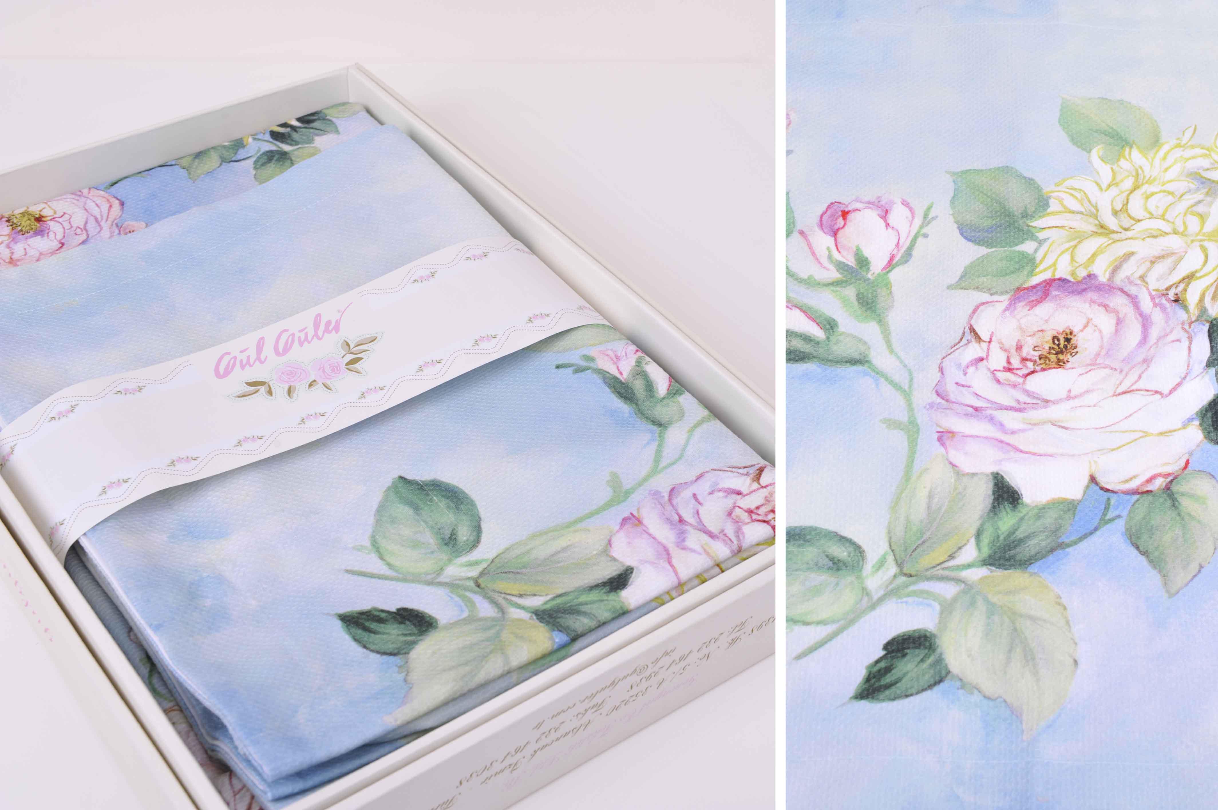 Набір покривало Pike з наволочками Gul Guler Gigek Green Різнокольоровий - фото 3 Набір покривало Pike з наволочками Gul Guler Gigek Green Різнокольоровий - фото 3