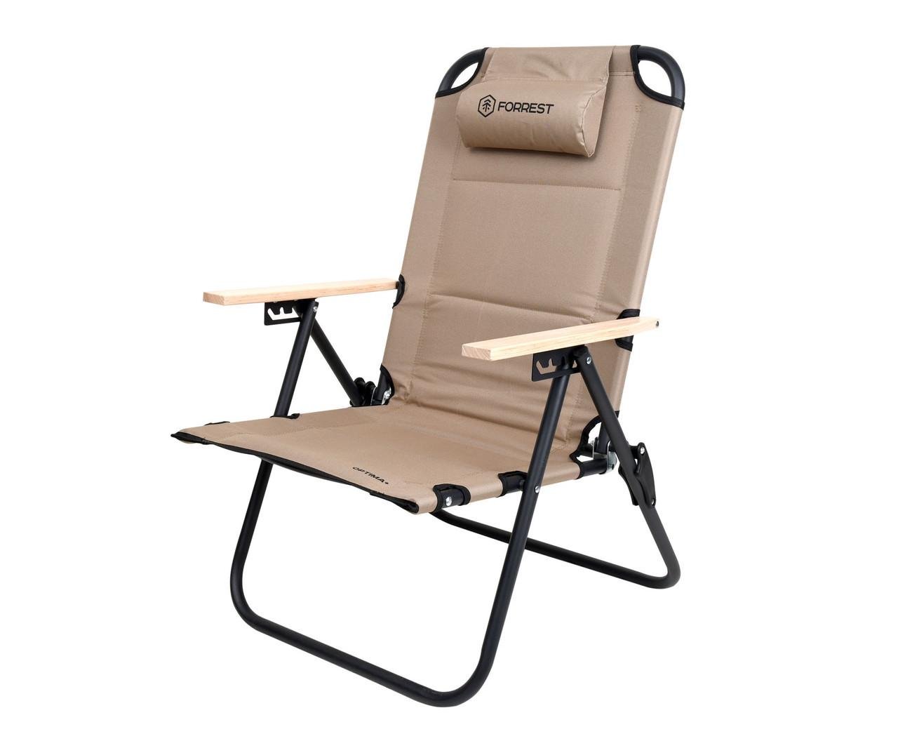 Кресло туристическое раскладное Forrest Optima+ Folding Comfort Chair Beige XL (2564400398)