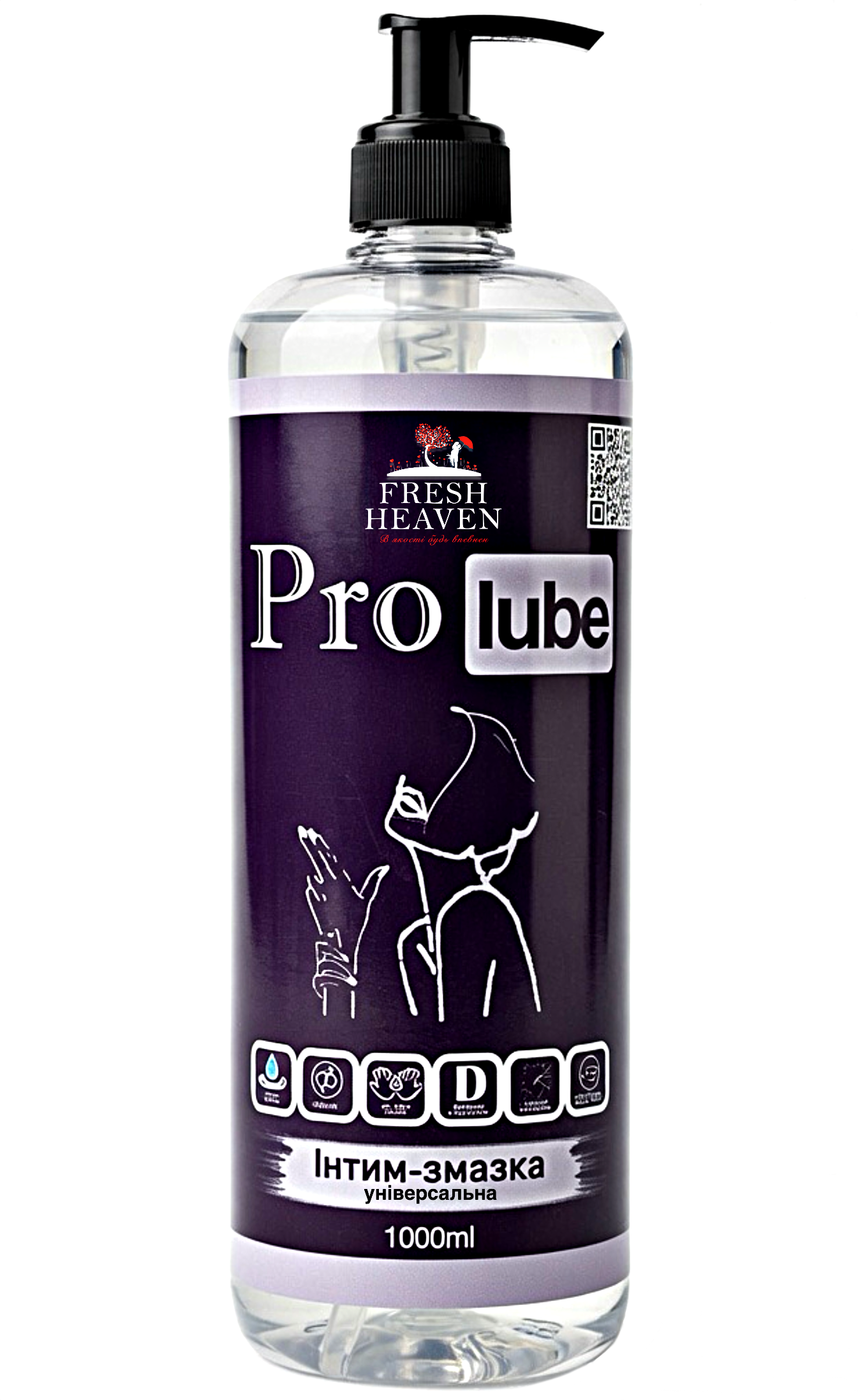 Интим-смазка унисекс Fresh Heaven Pro Lube Home 1000 мл (21800026)