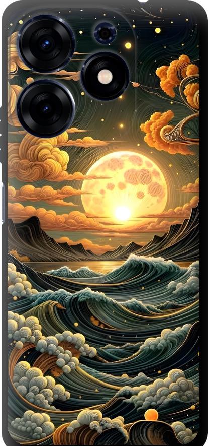 Чехол на Tecno Spark 10 Pro Арт волны (6332b-3022-42517) Чехол на Tecno Spark 10 Pro Арт волны (6332b-3022-42517)