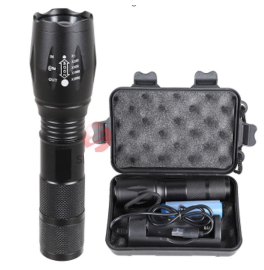 Светодиодный фонарь Sirius T6 со съемной батареей и USB-кабелем (T6-600LM)