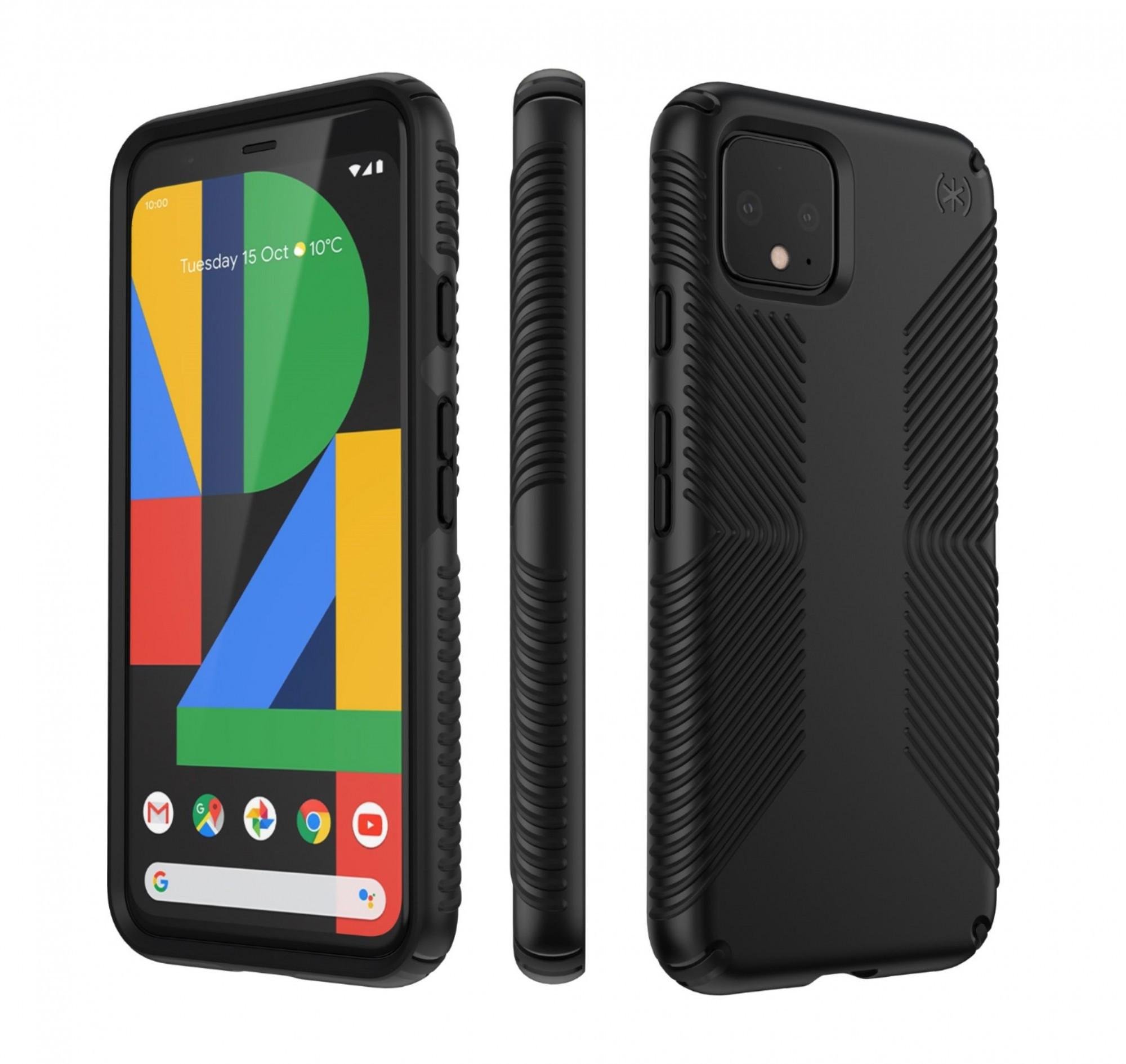 Чехол противоударный с антимикробным покрытием Speck Presidio Grip для Google Pixel 4 XL Black - фото 5