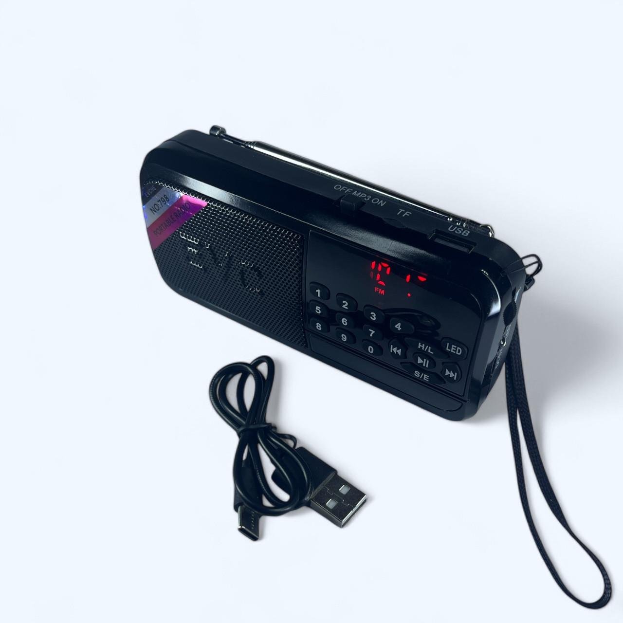 Радіоприймач портативний VHG EC-7 Black - фото 6