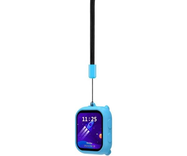 Чехол силиконовый со шнурком для детских смарт-часов Gelius PK-008 Blue