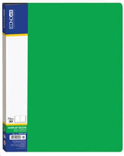 Папка Economix с 30 файлами А4 пластиковая Зеленый (E30603-04)