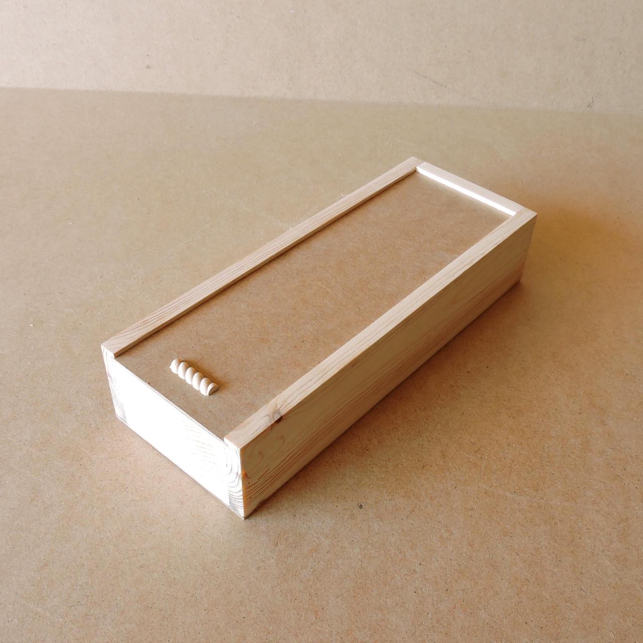 Пенал деревянный Гиацинт 15х40х8 см (ПНЛ-01154008)