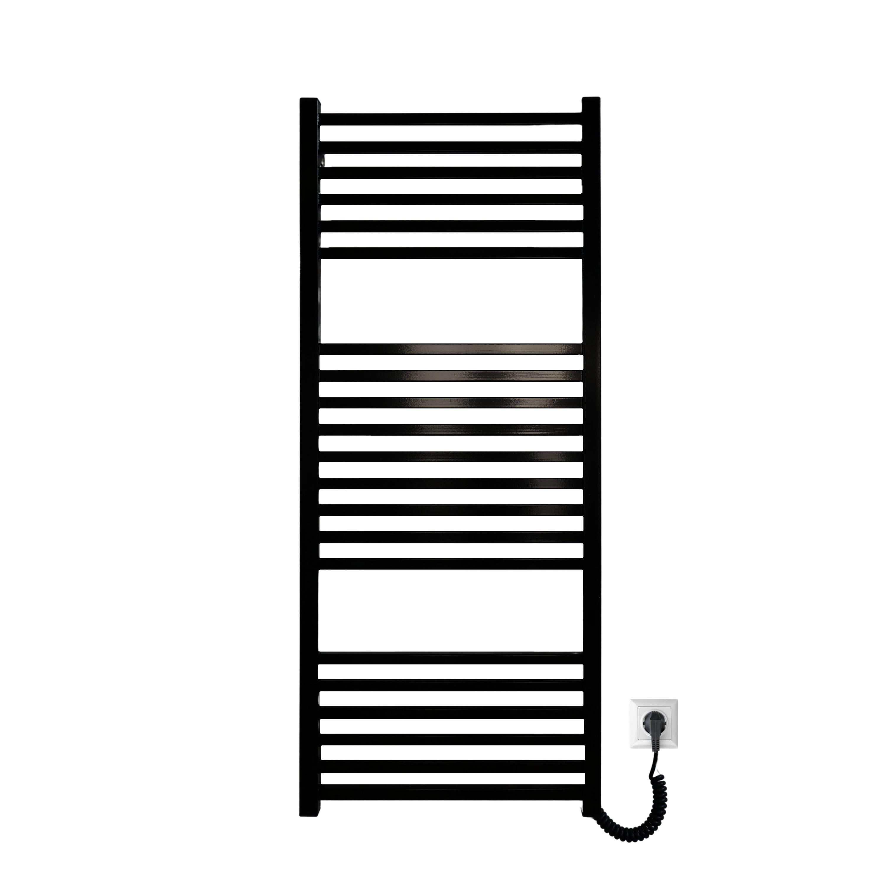Полотенцосушитель электрический Carino Lorenzo 1190x490 см Черный глянцевый (L1949LBG)
